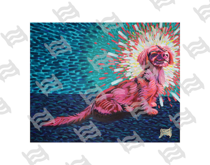 Big Long Dog (Giclee Print)