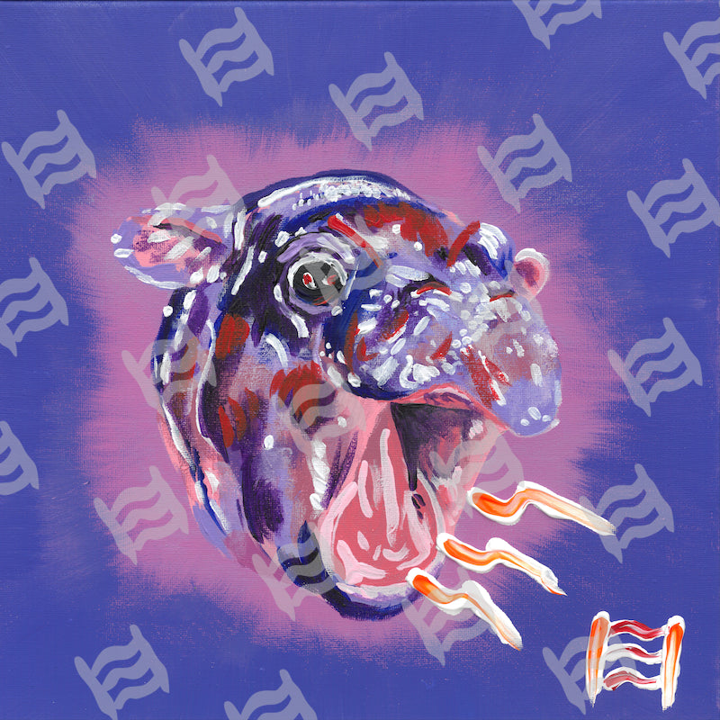 Bouncy Pork (14" x 14")