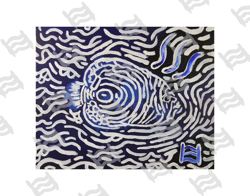 Angel Among Waves (Giclee Print)