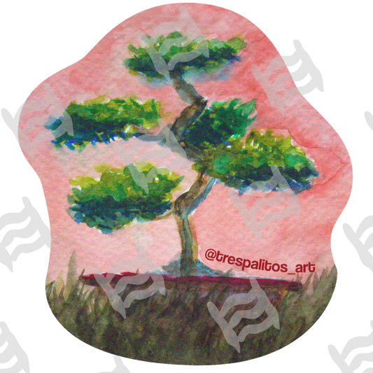 Happy Little Tree #1 (2” Sticker)
