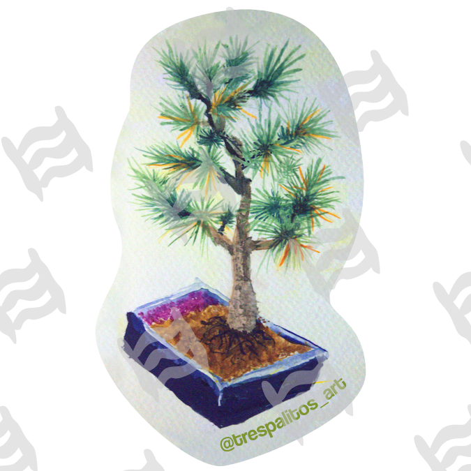 Happy Little Tree #2 (2” Sticker)