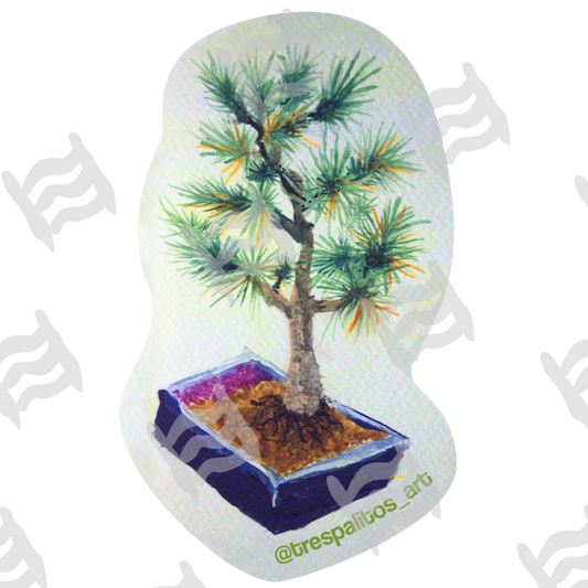 Happy Little Tree #2 (2” Sticker)