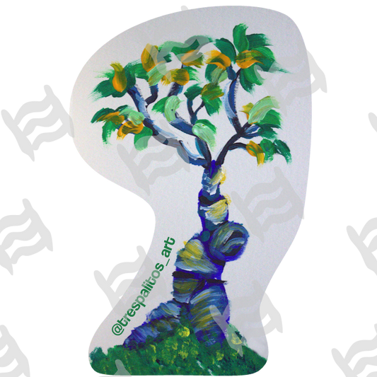 Happy Little Tree #3 (2” Sticker)