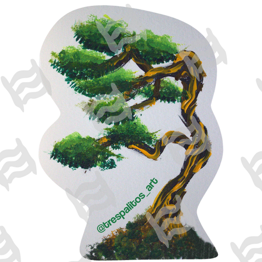 Happy Little Tree #4 (2” Sticker)