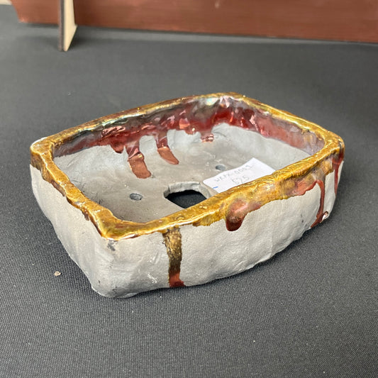 Raku Succulent/Bonsai Pot #1
