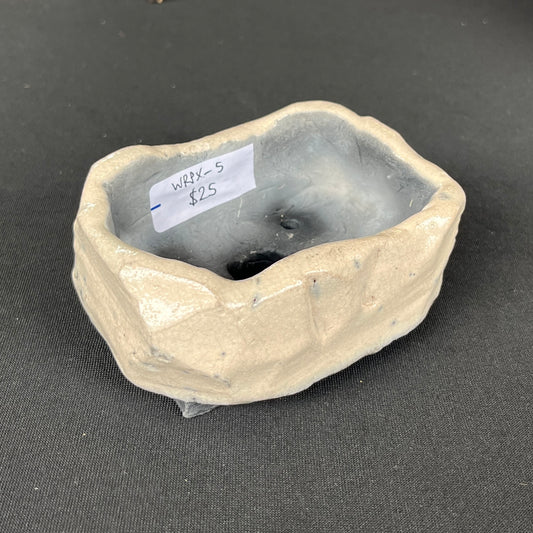 Raku Succulent/Bonsai Pot #5 (No Plant)