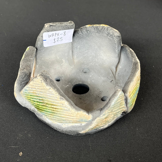 Raku Succulent/Bonsai Pot #8 (No Plant)