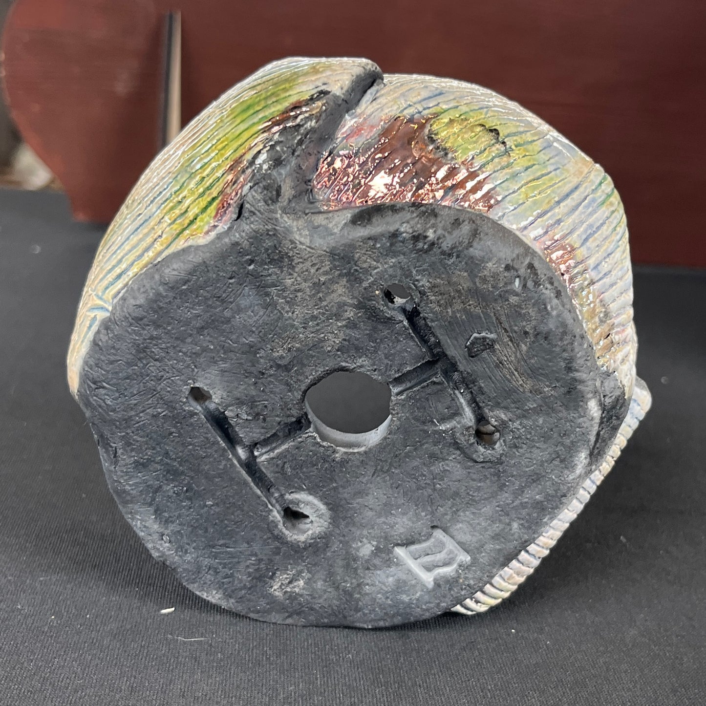 Raku Succulent/Bonsai Pot #8 (No Plant)