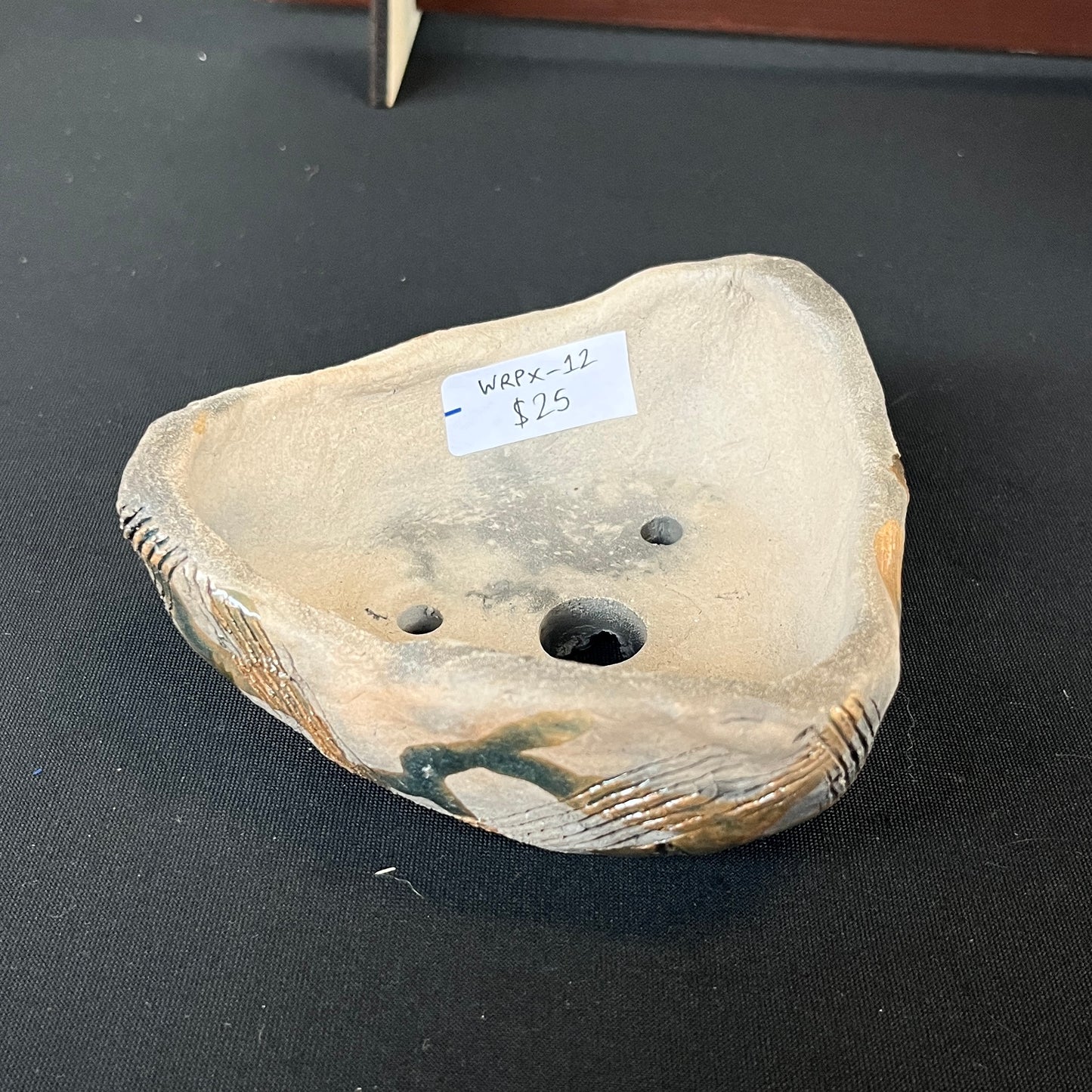 Raku Succulent/Bonsai Pot #12 (No Plant)