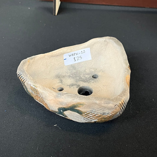 Raku Succulent/Bonsai Pot #12 (No Plant)