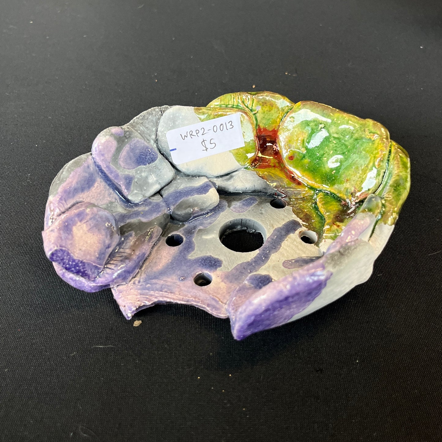 Raku Succulent/Bonsai Pot #13 (Second)