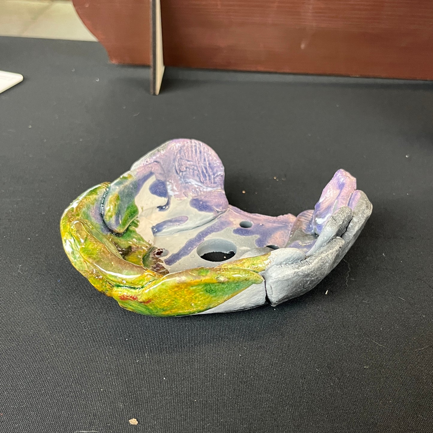 Raku Succulent/Bonsai Pot #13 (Second)