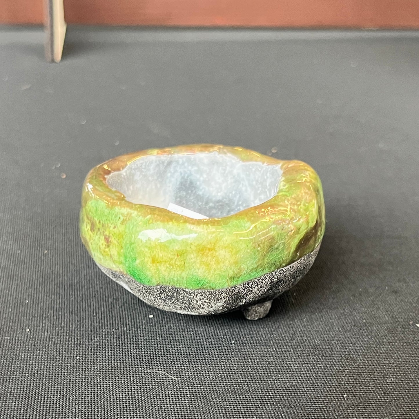 Raku Succulent/Bonsai Pot #15 (Planted)