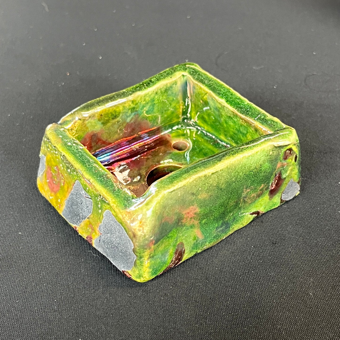 Raku Succulent/Bonsai Pot #6 (No Plant)