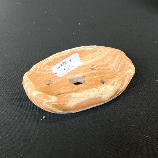 Raku Succulent/Bonsai Pot #9 (Planted)